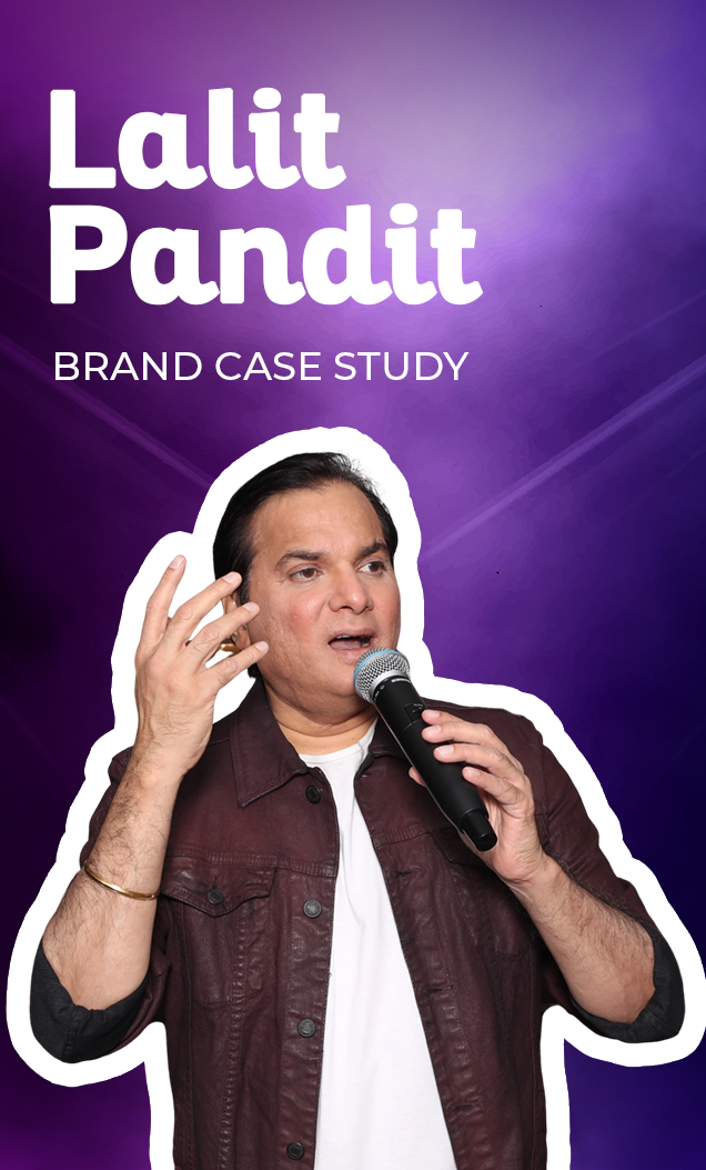 the social lions portfolio for Mr. Lalit Pandit